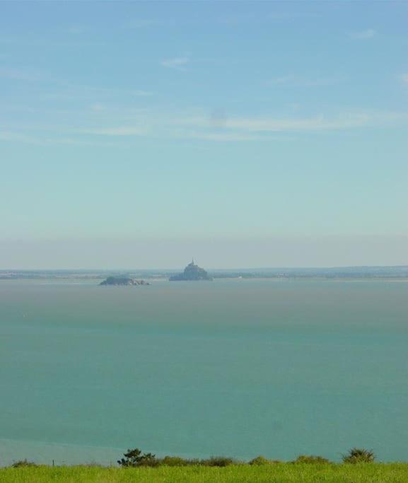 Maison Vue Sur Le Mont Saint Michel Et Sa Baie Champeaux Eksteriør billede